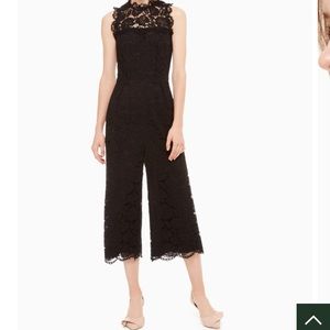 Kate spade 2018 black lace jumpsuit